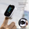Fingertip Pulse Oximeter; Blood Oxygen Saturation Monitor with OLED Display; Portable Digital (SpO2) Meter