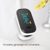 Fingertip Pulse Oximeter; Blood Oxygen Saturation Monitor with OLED Display; Portable Digital (SpO2) Meter
