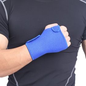 Sprains Arthritis Band Belt Sports Safety Accessories Carpal Tunnel Hand Wrist Support Brace 1 Pcs (Color: Blue)