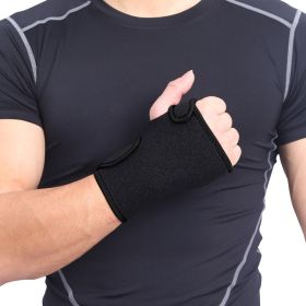 Sprains Arthritis Band Belt Sports Safety Accessories Carpal Tunnel Hand Wrist Support Brace 1 Pcs (Color: Black)