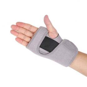 Sprains Arthritis Band Belt Sports Safety Accessories Carpal Tunnel Hand Wrist Support Brace 1 Pcs (Color: Grey)
